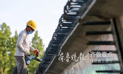 枣菏高速南四湖特大桥工程提速 致力打造平安枣菏
